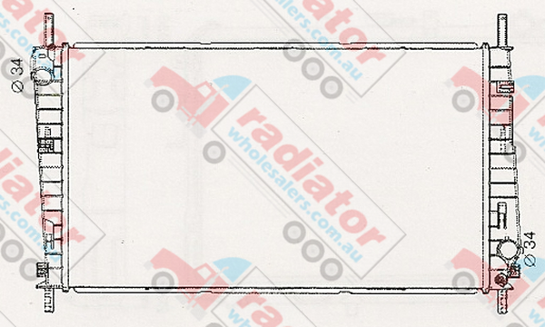 RW017201M Radiator
